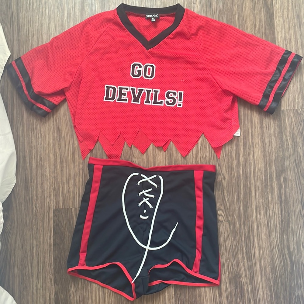 Dolls Kill Devil Football Costume
